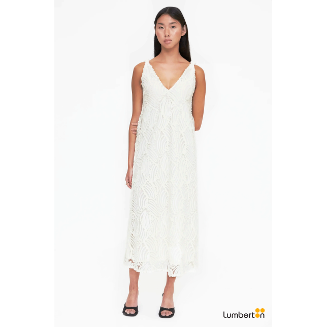 Vestido Largo Midi Blanco11206 Wild Pony