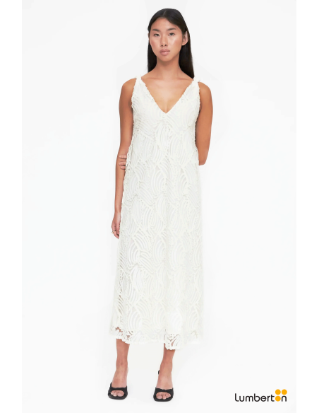 Vestido Largo Midi Blanco11206 Wild Pony