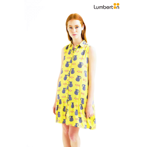 Vestido Corto Estampado...