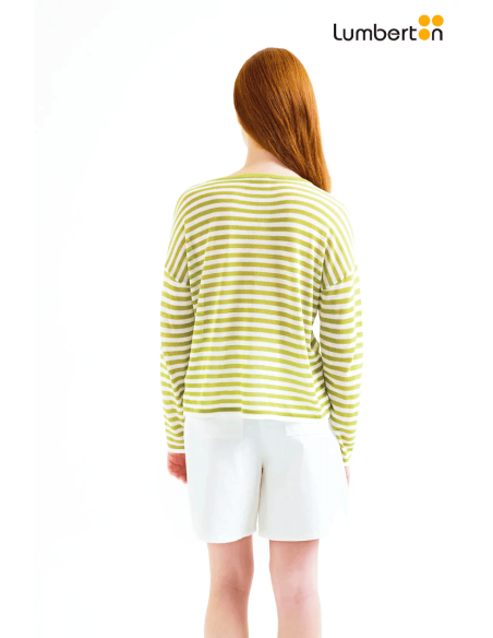 Jersey Rayas Blanco Y Verde10467 Compañía Fantástica