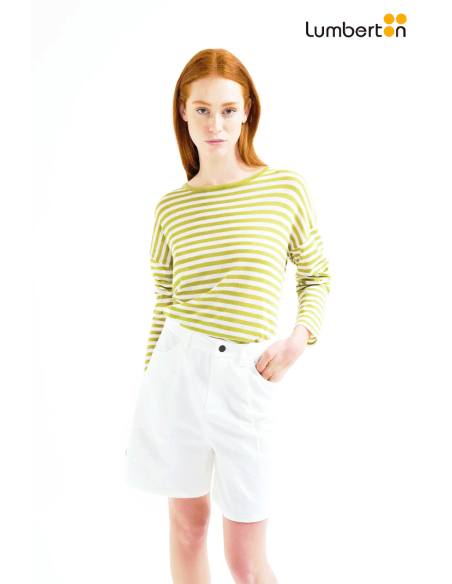 Jersey Rayas Blanco Y Verde10467 Compañía Fantástica