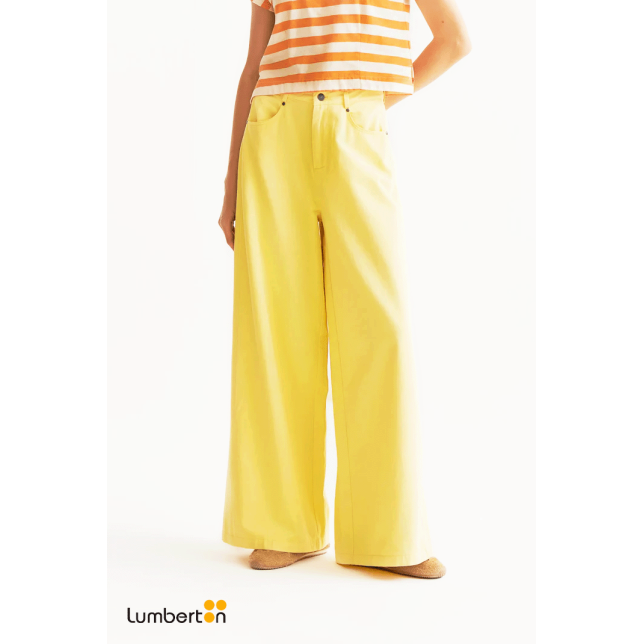 Pantalón Ancho Amarillo11044 Compañía...