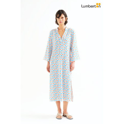 Vestido Largo Estampado...