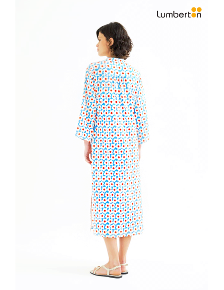 Vestido Largo Estampado Flores11917 Compañía Fantástica