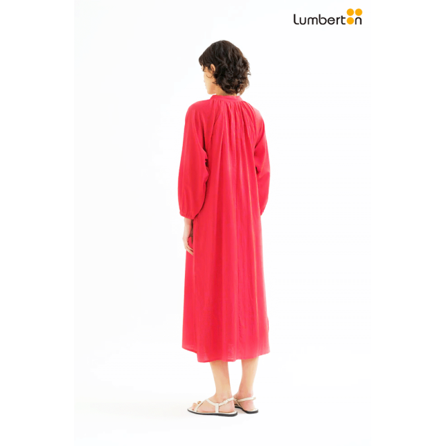 Vestido Largo Rojo Botones43905...