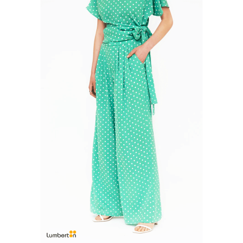 Pantalón Ancho Verde...
