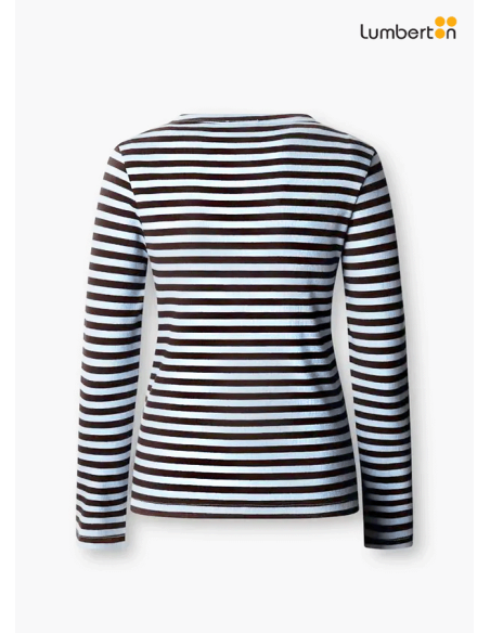 Camiseta Rayas Azules Y MarronesBANIT Pepe Jeans