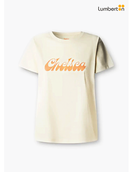 Camiseta Cruda Con EstampadoBANA Pepe Jeans
