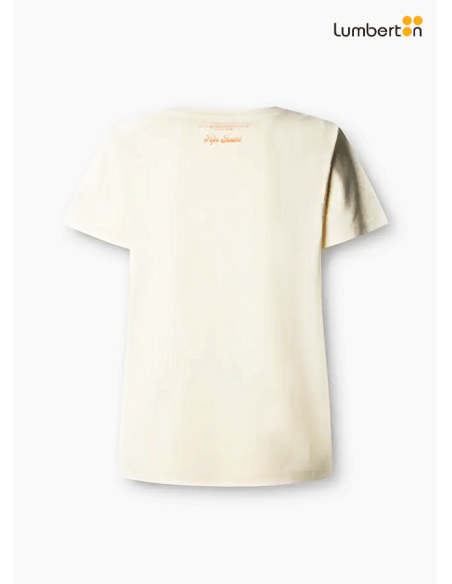 Camiseta Cruda Con EstampadoBANA Pepe Jeans