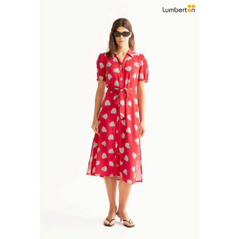 Vestido Midi Estampado...