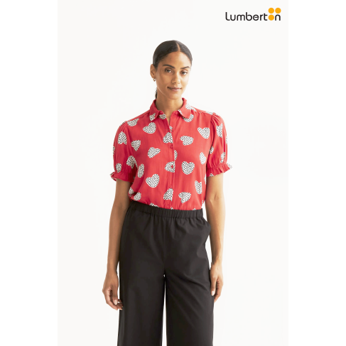 Camisa Estampada Roja41016...