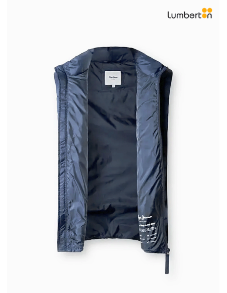Parka Azul Sin MangasPUFFER Pepe Jeans
