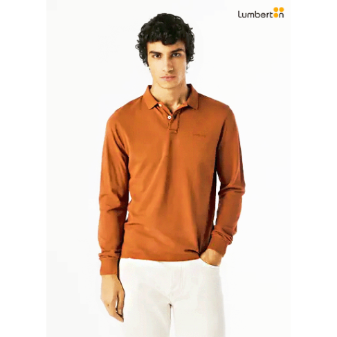 Polo Manga Larga Color...