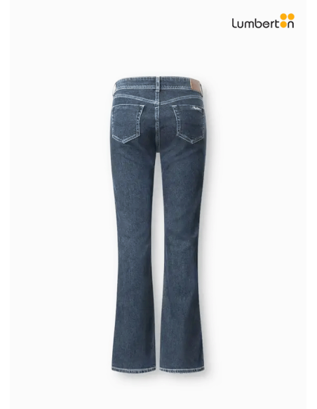 Tejano Azul Oscuro Bordado Logo PepeBOOTDE Pepe Jeans