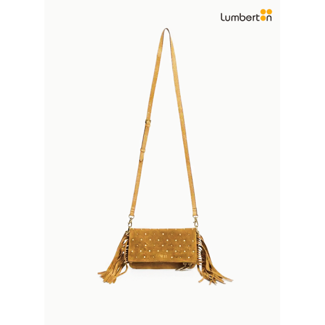 Bolso Pequeño Brillantes Serraje...