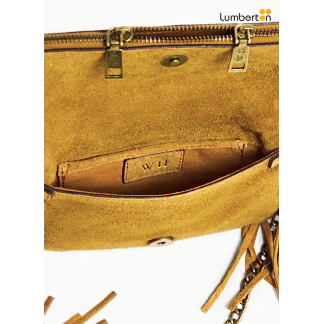 Bolso Pequeño Brillantes Serraje...