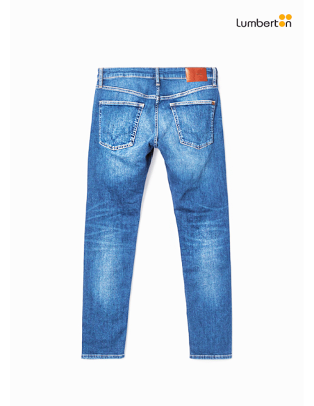 Tejano Taper Azul Pierna Estrecha Aguas ArribaSTAN Pepe Jeans