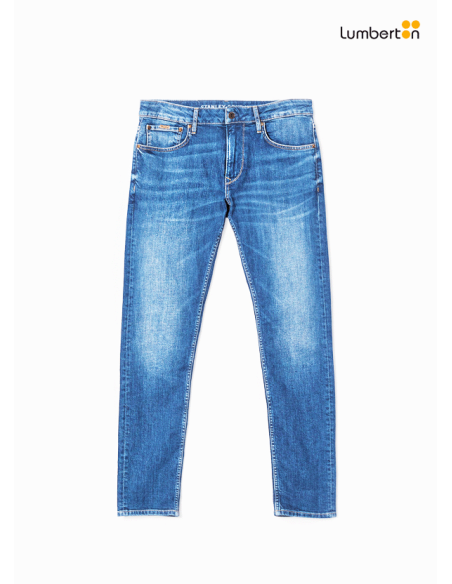 Tejano Taper Azul Pierna Estrecha Aguas ArribaSTAN Pepe Jeans