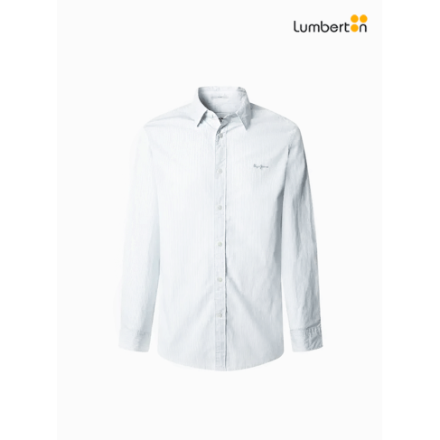 Camisa Blanca M/L Logo...