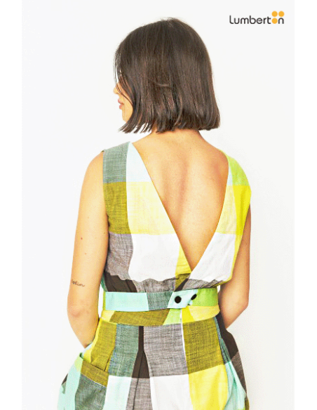 Top de quadros multicolorSSH00590 SKFK