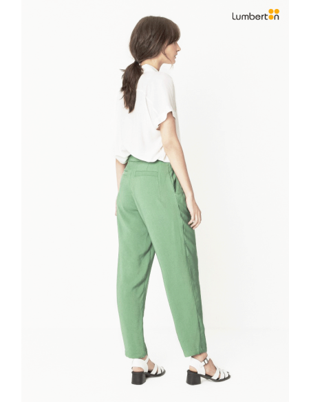 Pantalon Verde Gomas CinturaSTR00532V SKFK
