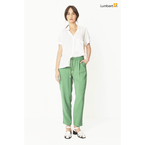 Pantalon Verde Gomas...