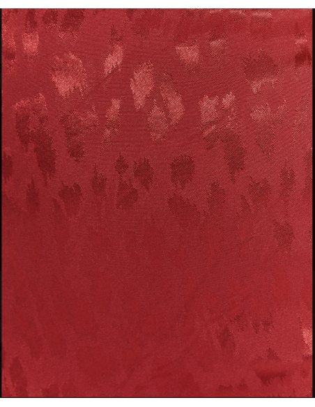 Falda jacquard roja