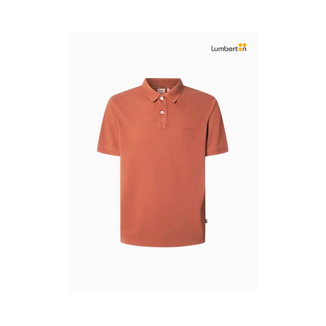 Polo Marrón M/C OLISMM Pepe Jeans