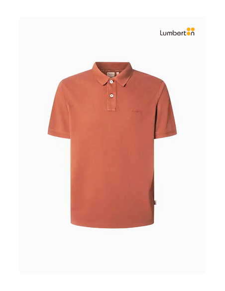 Polo Marrón M/C OLISMM Pepe Jeans