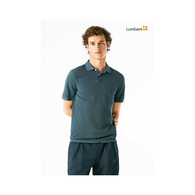 Polo M/C Azul DesgastadoOLIDA Pepe Jeans