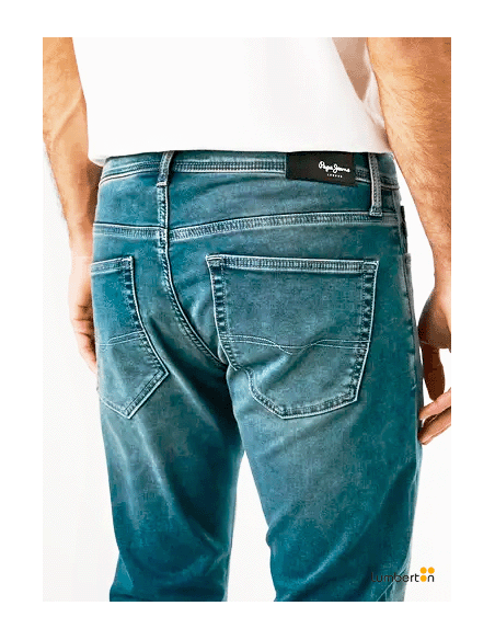 Tejano Azul Desgastado RectoGYMD Pepe Jeans