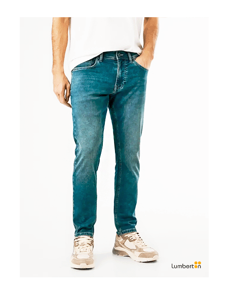 Tejano Azul Desgastado RectoGYMD Pepe Jeans