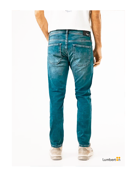 Tejano Azul Desgastado RectoGYMD Pepe Jeans