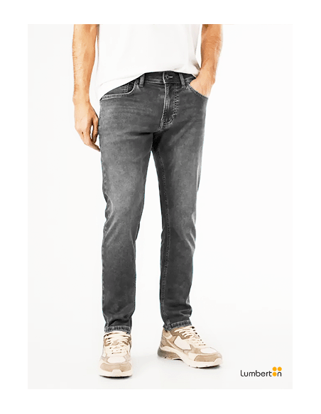 Tejanos Negro Desgastado RectoGYMDN Pepe Jeans