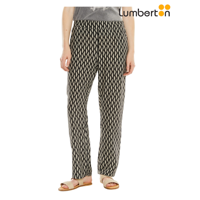Pantalón Estampado NegroPA703