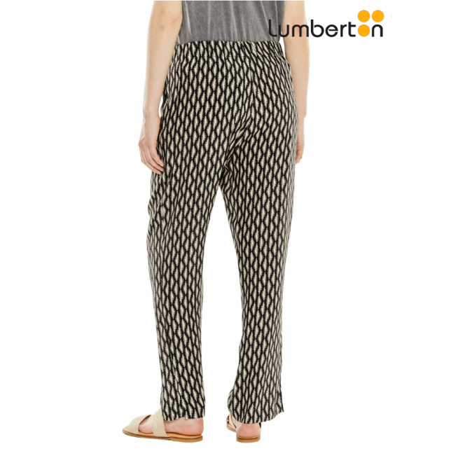 Pantalón Estampado NegroPA703