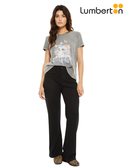 Camiseta Calavera Gris OscuroCT999