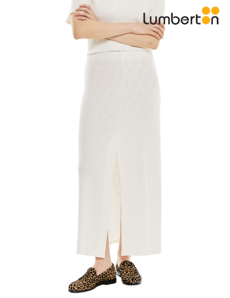 Falda Larga Calada BlancaFA706