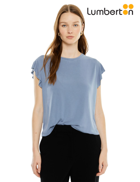 Camiseta Volante AzulCT81A