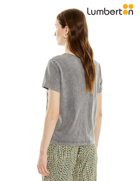 Camiseta M/C Serpiente Gris OscuroCT798