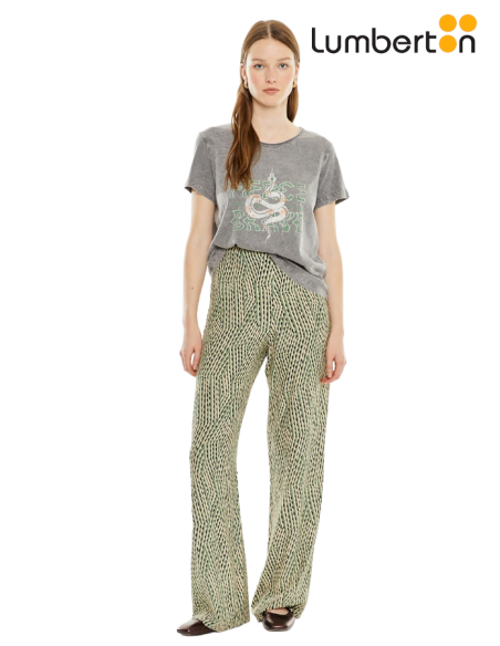 Camiseta M/C Serpiente Gris OscuroCT798