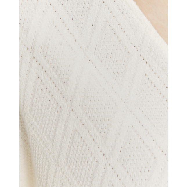Camiseta Pico Manga Ancha BlancaCT706
