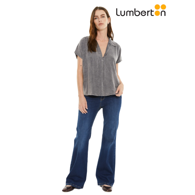 Camisa M/C Fluida GrisCA704