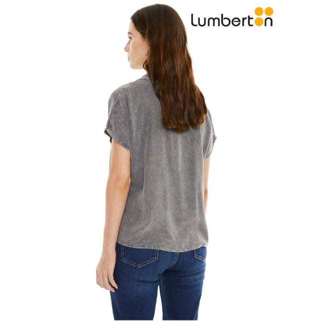 Camisa M/C Fluida GrisCA704