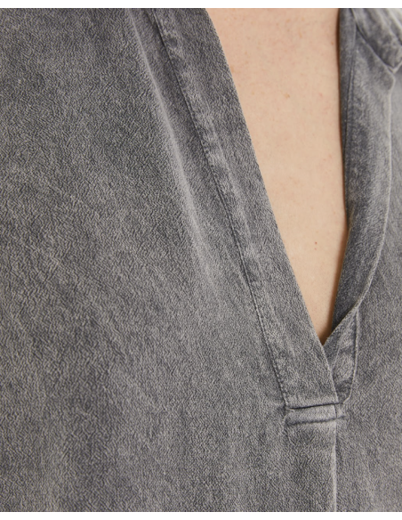 Camisa M/C Fluida GrisCA704