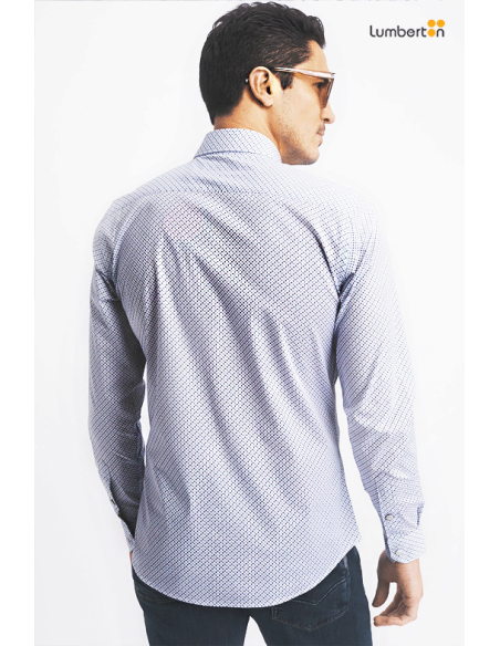 Camisa M/L BlancaLAMIRALB Benson Cherry