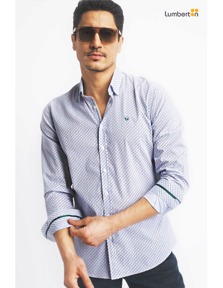 Camisa M/L BlancaLAMIRALB Benson Cherry