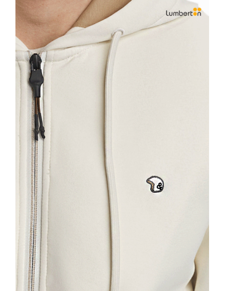 Chaqueta Beige Capucha Y CremalleraSANTIFYB Benson Cherry