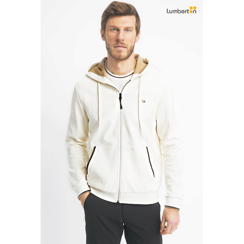 Chaqueta Beige Capucha Y...