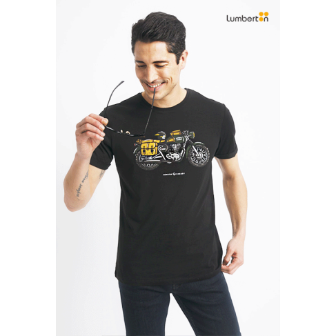 Camiseta M/C Negra...